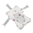 thumbnail image 3 of Alfombrilla de baño para bebé, antideslizante, suave, de secado rápido, ligera, para sentarse y acostarse, cojín de baño para recién nacidos, color blanco, 3 of 14