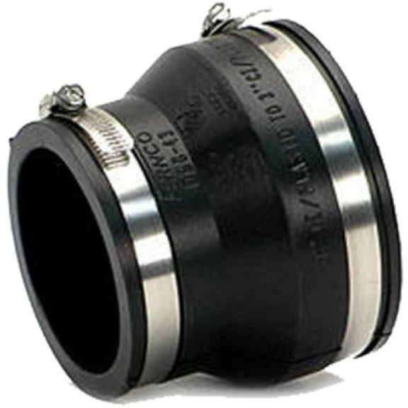 Rubber Coupling - Reducer Pipe Size: 4" x 3"