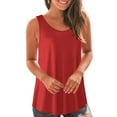 thumbnail image 2 of PNTUTB Women's Casual Pullover Printed Sleeveless Round Neck Basic Tees Comfortable Blouses Loose Tank, 2 of 6