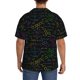 thumbnail image 3 of Balery Chemistry Formulas Camisa Casual de Manga Corta con Botones para Hombre, Texturizada, Estilo Cubano, para Playa, Verano-Medium, 3 of 5