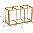 thumbnail image 2 of Gold Makeup Brush Holder, 2 of 4