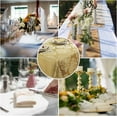thumbnail image 6 of SASTYBALE Damask Gold Tablecloth for Rectangle Tables 52 x 70 Inch, Floral Jacquard Spill Proof Washable Polyester Table Cloth, Soft Table Cover for Dining/Party/Wedding/Indoor/Outdoor, 6 of 6