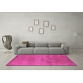 thumbnail image 3 of Ahgly Company Indoor Round Oriental Pink Industrial Area Rugs, 8' Round, 3 of 4