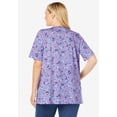 thumbnail image 2 of Woman Within Plus Size 7-Day Layer-Look Elbow-Sleeve Tee, 2 of 6