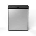 thumbnail image 3 of The Step N' Sort 16 Gallon Motion Sensor, Dual Trash and Recycling Bin, 3 of 10