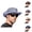 Dark Gray, variant on Hats for Men Summer Jazz Fedora Sun Hat Straw Wide Brim Baseball Cap Style Outdoor Travel Beach Baseball Hat for Men Fishing