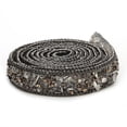 thumbnail image 2 of Rhinestone Ribbon, Rhinestone Gravel Ribbon Rhinestone Ribbon Rhinestone Gravel Ribbon Chain Clothes Shoes Decoration Accessories 1.5cm Width, 2 of 7