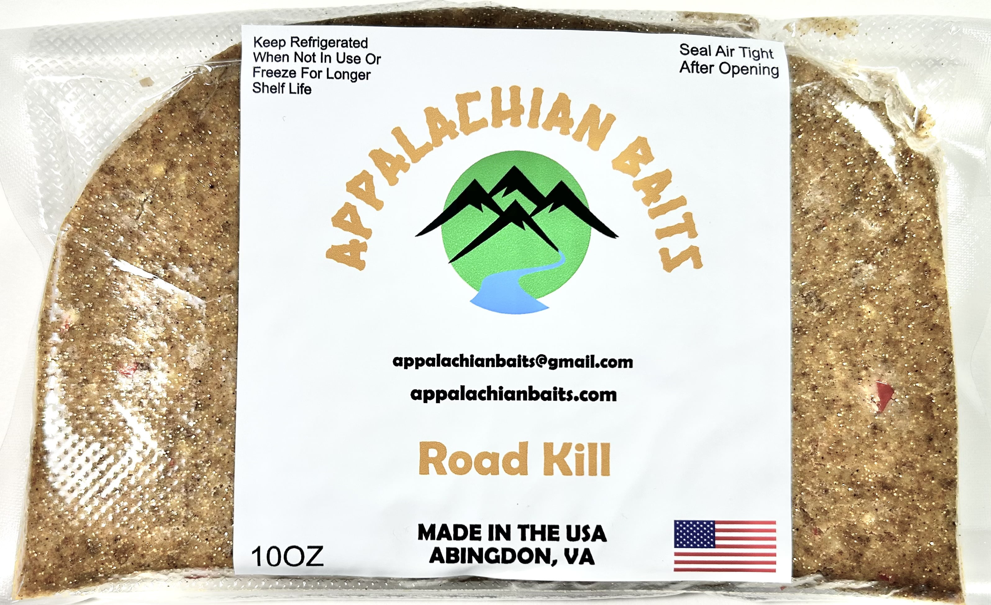 Appalachian Baits Road Kill Soft-Sinking Trout Fishing Dough Bait, 10 oz