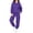 Purple, variant on Girls Clothes Sets 2 Piece Zip Hoodie Cargo Jogger Pant Tracksuits Pockets 2-14Y Fall Winter Kids Sweatsuits (6-7 Years, Pink)