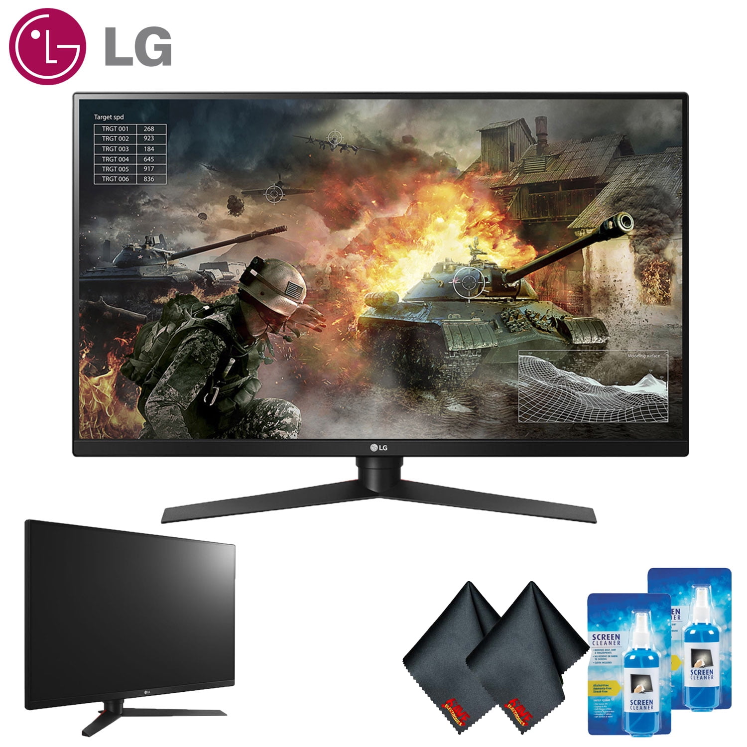 LG 31.5" 169 144 Hz GSync LCD Gaming Monitor 2Pack Bundle Walmart