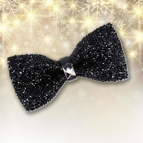 Men's New Year's Eve Party Suit Rhinestone Bow Tie Wedding Groomsmen Formal Bow Tie Mens Ties Pack Ties for Men Slim Fit Bow Hair Ties Tellies Hair Ties Decorative Hair Ties Shoe Ties No Tie Adults
