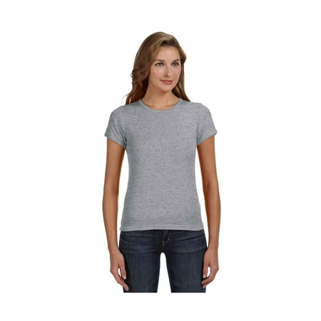 Cap Sleeve Tie - Anvil Women's Double Needle Cap Sleeve Scoop T-Shirt, Style 1441