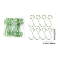 thumbnail image 3 of Metal Star Christmas Ornament Hooks, 20Pcs Decorative Hanging Hooks, Durable Reusable Wire Hangers, Practical Clips for Xmas Tree Decorations, Holiday Baubles and Festive Home Ornament Use, 3 of 5