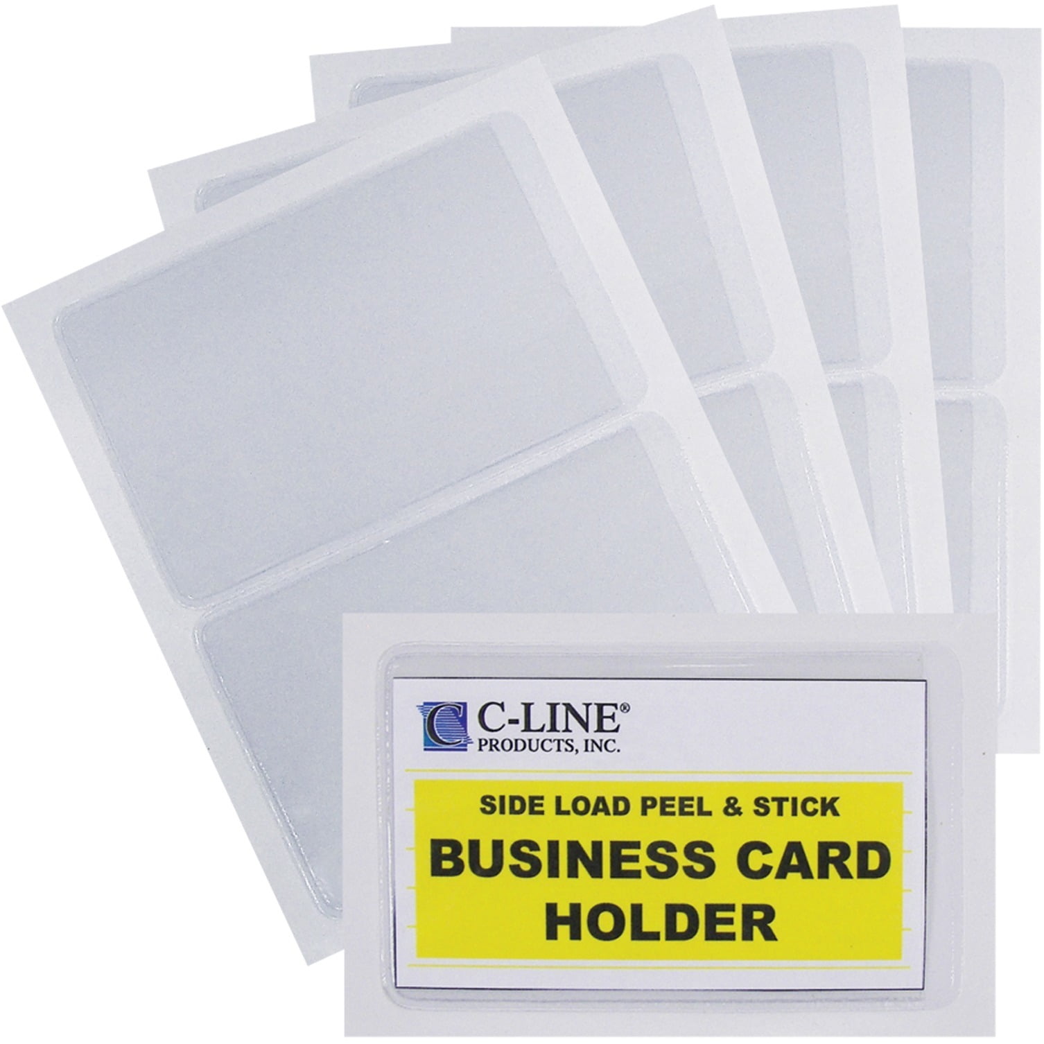 C Line Self Adhesive Business Card Holders Walmart