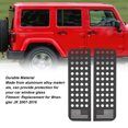 thumbnail image 4 of 2PCS Rear Door Window Decals Aluminum Alloy Glass Panel Cover ForJK 2007-2018, Stylish Look, Durable Rear Door Window Glass Strip Panel Cover Trim, 4 of 8