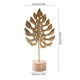 thumbnail image 3 of Decoración de pared con forma de hoja de ginkgo de hierro | Escultura de metal de estilo escandinavo para la decoración del hogar, 3 of 6