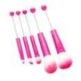 thumbnail image 2 of Pinceles para sombras de ojos jinwen 5 piezas con cuentas fibra sintética suave, 2 of 8