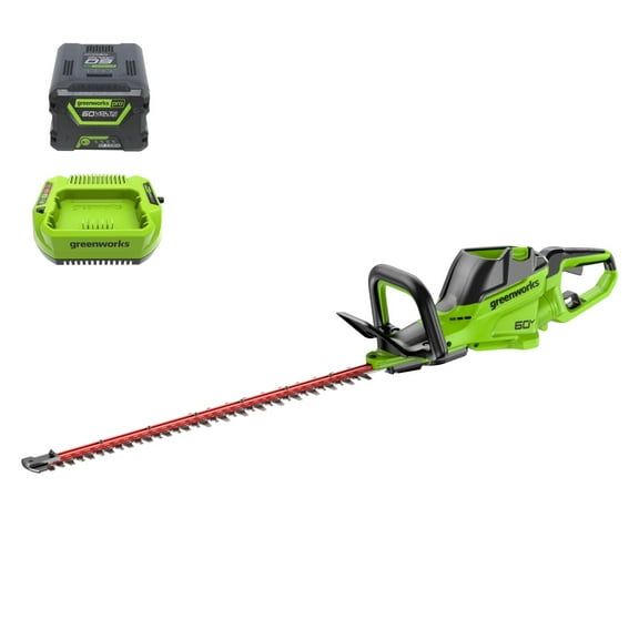 Greenworks 60V 26" Hedge Trimmer with 2.0 Ah Battery & 3 Amp Charger 2216602