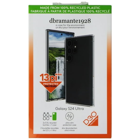 Dbramante1928 Iceland Ultra D30 Slim Case for Samsung Galaxy S24 Ultra - Clear
