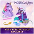 thumbnail image 3 of Unicorn Academy, Wildstar 2-in-1 Styling Head & Playset with Hair Accessories and 2 Mini Figures, 3 of 11