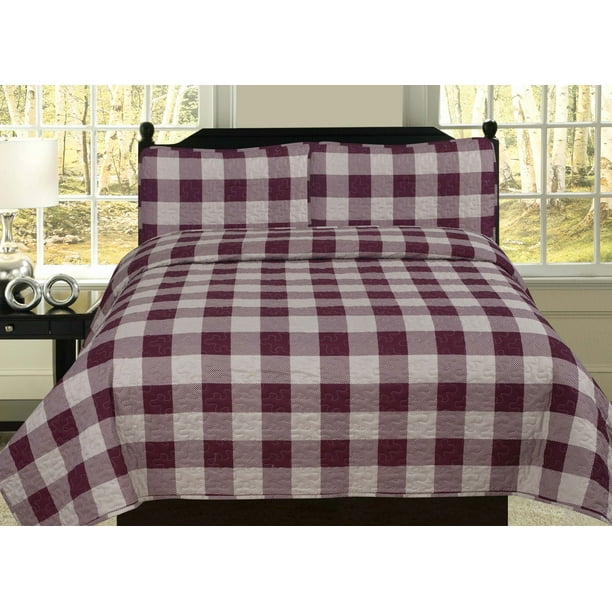 Full Queen Buffalo Check Plaid Stripe Checd Quilt Bedding Set Red And White Com - Red Buffalo Check Queen Bedding Full Queen Buffalo Check Plaid Stripe Checd Quilt Bedding Set Red And White Com - Red Buffalo Check Queen Bedding