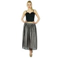 thumbnail image 2 of Bimba Long Tulip Skirt Double Layer Cotton & Net Ankle Skirt Bottoms, 2 of 5