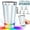 White, variant on Lohoms 16oz Stainless Steel Insulated Bluetooth Speaker Mug with LED Lights, FM Radio & TWS Pairing - Rechargeable Party Mug, Perfect Gift for Adults & Teens, White