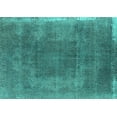 thumbnail image 1 of Ahgly Company Indoor Rectangle Oriental Turquoise Blue Industrial Area Rugs, 4' x 6', 1 of 4