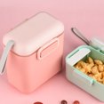 thumbnail image 3 of Hukapapa Dispensador de fórmula infantil Contenedor de fórmula de viaje portátil Contenedor de almacenamiento de refrigerios de frutas dulces con cuchara y niveladorestilo: estilo1;, 3 of 5