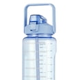 thumbnail image 2 of Botella de agua de fitness de 2000 ml Botella deportiva de gimnasio de gran capacidad para viajes (azul) Hugtrwg Libre de BPA, 2 of 6
