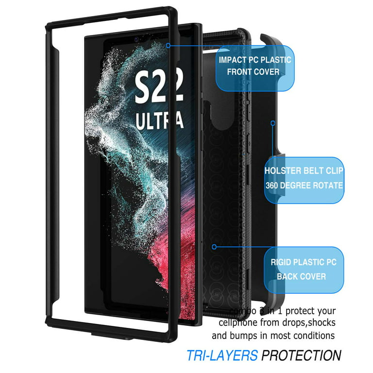 Pour Samsung Galaxy S22 Ultra 5g à 360 Degré de protection en