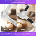 thumbnail image 4 of Ceiling Fan Filters for Blades, Ceiling Fan Air Purifier Pads, Activated Coconut Carbon Fan Filter for Ceiling Fan, Ceiling Fan Accessories Dust Catcher, Enhanced Air Quality, Odor Elimination, 4 of 11