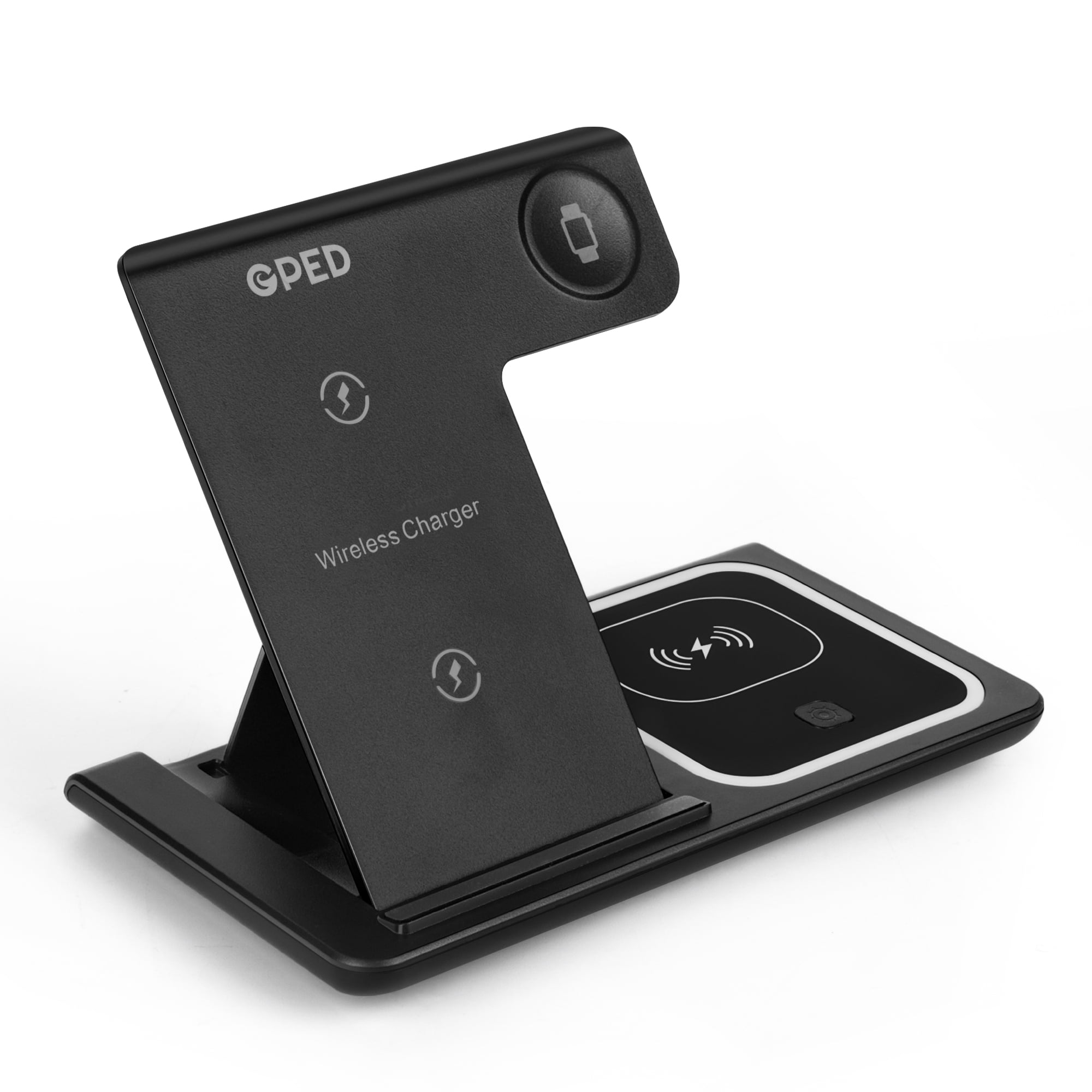 3 in 1 Wireless Charger, Fast Charging Station Compatible Apple Watch Airpods Pro iPhone 15 14 13 12/11/11 pro/X/XS/XR/Xs Max,Wireless Charging Stand 3 in 1 Wireless Charger Dock Station