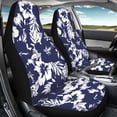thumbnail image 4 of XYZCANDO Floral Tropical Leaves Car Seat Covers Set of 2 Removable Front Seat Cover Automotive Car Interior car Front Seats, Decorative Interior Decor Truck SUV, 4 of 10