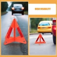 thumbnail image 3 of GOOHOCHY 5Set Multifunctional Design Car Tripod Warning Sign Red Plastic For Roadside Emergencies, 3 of 8