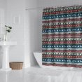 thumbnail image 2 of Multicolor Christmas Reindeer Pattern Shower Curtain 72"x84" ,Bathroom Decorative Shower Curtains Set with 12 Hooks,Modern Waterproof Washable Shower Curtain, 2 of 6