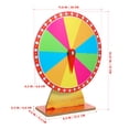 thumbnail image 4 of SEWACC Tabletop Roulette Wheel Parties Roulette Wheel Wheel Fortune Wheel For Carnival And Trade Show, 4 of 8