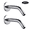 Silver, variant on WLGJL Shower Arm with Flange, 6 Inches Wall Mount Fixed Shower Head & Handheld Showerhead