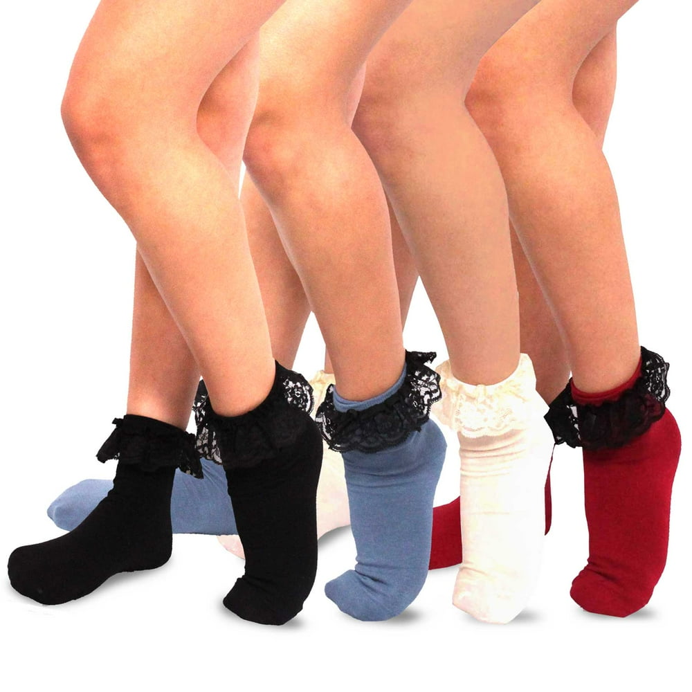 lace top socks womens