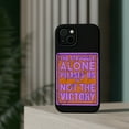 thumbnail image 4 of DistinctInk MagSafe Tough Case for Apple iPhone 13 Mini (5.4" Screen) - Struggle Alone Pleases Us Not Victory - Shockproof Protection, 4 of 6