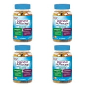 Digestive Advantage Probiotic Gummies Plus Fiber, 65 count (Pack of 4)