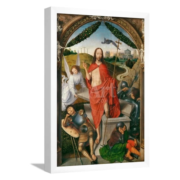 Triptych of the Resurrection, Religion Framed Art Print Wall Art by Hans Memling Sold by Art.Com
