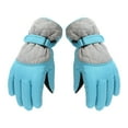 thumbnail image 2 of Dengjunhu Kids Winter Gloves - Snow & Ski Waterproof Youth Gloves for Boys & Girls - Insulated for Cold Weather Outdoor Play, Skiing & Snowboarding, 2 of 7