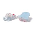 thumbnail image 3 of Christmas Reindeer Transparent Resin Cabochons Mixed Color 23x18.5x6.8mm, 3 of 3