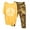 Yellow, variant on Sentmoon Pajamas for Women Set Linen Short Sleeve Crew Neck Cute Top and Women Pajama Pants with Print Soft Regular Fit Oversized Comfy Sets S-5XL