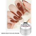 thumbnail image 4 of Esmalte de uñas en gel UV XCF 3 colores metalizado dorado plateado rosa, 4 of 4