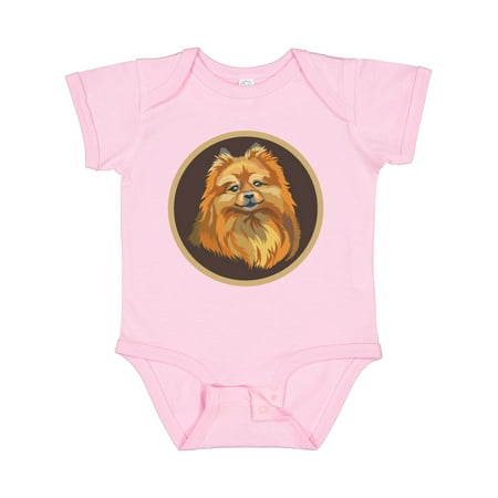 

Inktastic Pomeranian Dog Cute Boys or Girls Baby Bodysuit