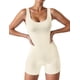 thumbnail image 5 of Rompers AURUZA Workout sin costuras para yoga, acanalado, para mujer, beige, XL, 5 of 7