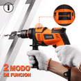 thumbnail image 5 of Taladro rotomartillo BLOOSOM 110V 60Hz Negro/Naranja, 5 of 5
