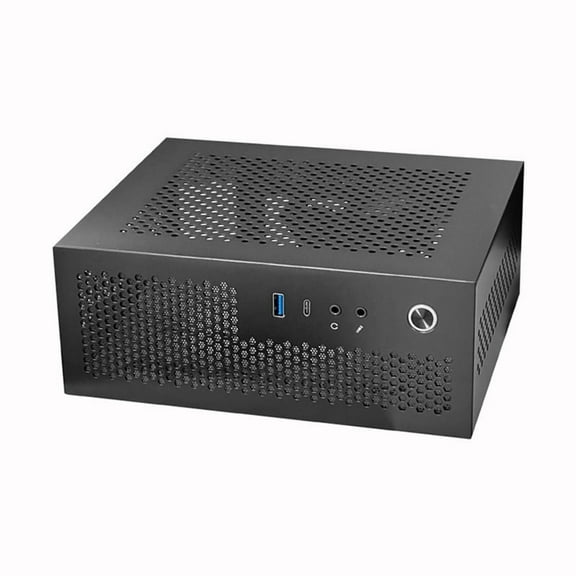 A09 HTPC Computer Case Mini ITX Gaming PC Chassis Black
